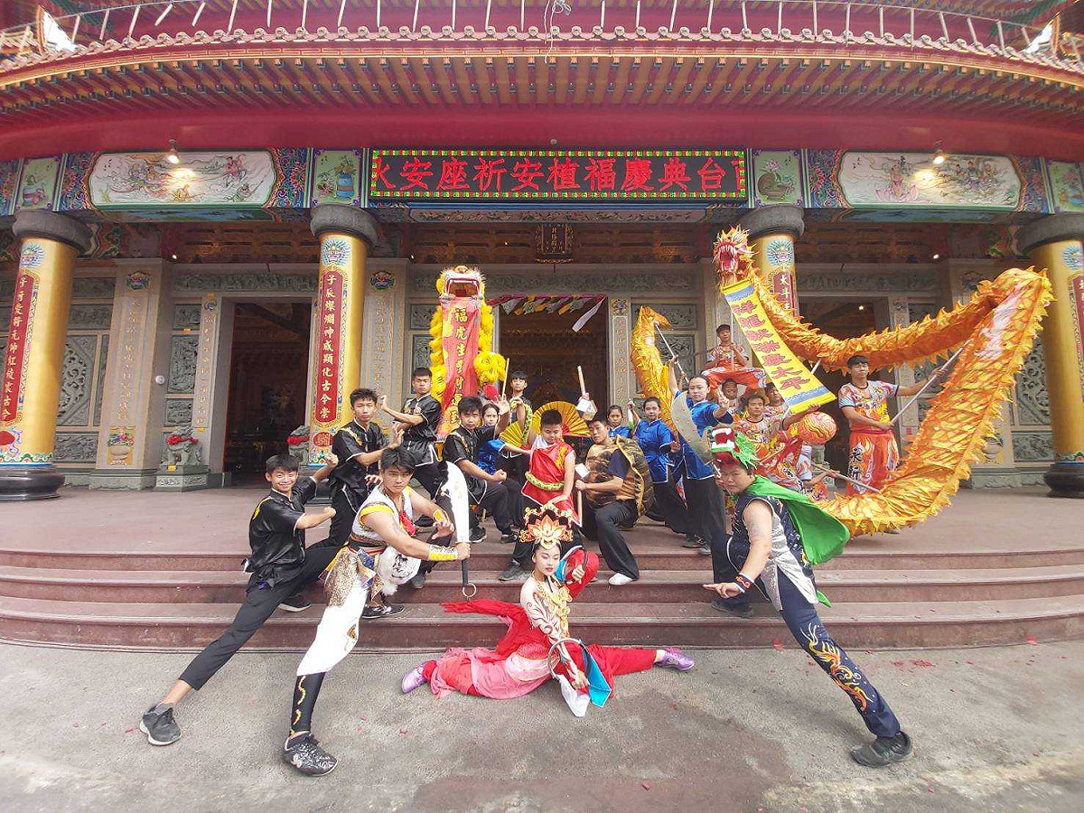 龍武傳藝坊經常參加國內廟會演出。 圖:高雄市觀光局/提供