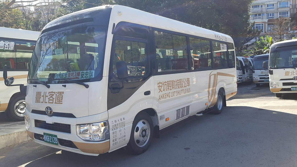 安坑輕軌捷駁公車示意圖。 圖：新北市交通局提供