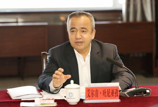 中國新疆維吾爾自治區人民政府主席艾爾肯·吐尼亞孜(Erkin Tuniyaz)傳將於下週訪問英國，進行高級別會晤。 圖：翻攝新疆氣象局(資料畫面)