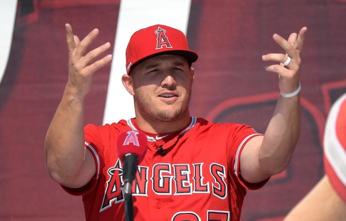 Mike Trout。 圖／美聯社／達志影像