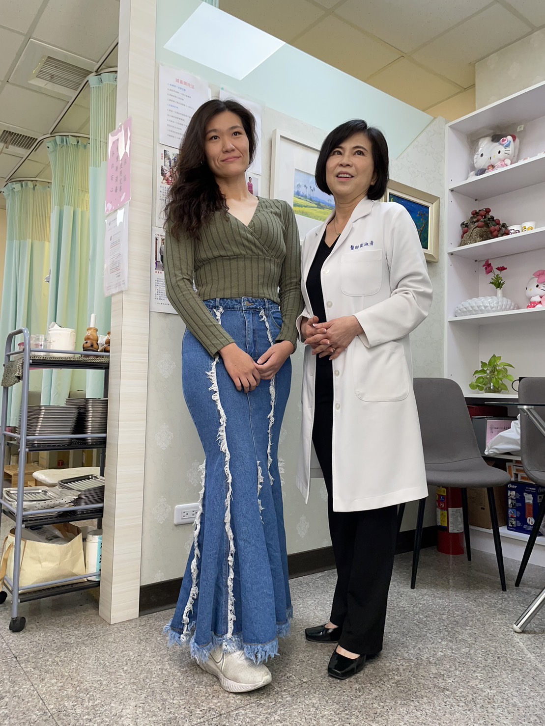 林小姐經康慧中醫劉醫師調理後，減重成功。 圖：康慧中醫提供