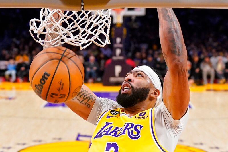 洛杉磯湖人隊球星Anthony Davis。 圖：達志影像／美聯社