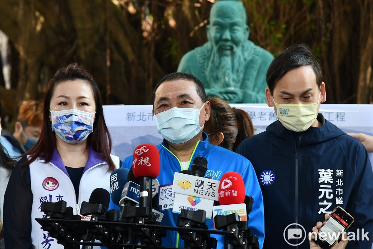 面對外界頻點名參選2024，侯友宜表示，把握當下努力做好該盡的責任是他的心願，只要大家同心，願意為國家多做事，絕對是好事。 圖：林昀真／攝