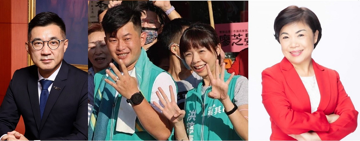 陳柏惟及洪慈庸被視為綠營左打江啟臣、右攻楊瓊瓔的兩顆活棋。  新頭殼合成