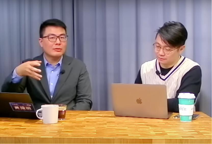 黃揚明昨日受邀擔任政論節目「誰來早餐」的嘉賓。 圖：取自「不演了新聞台 」Youtube頻道
