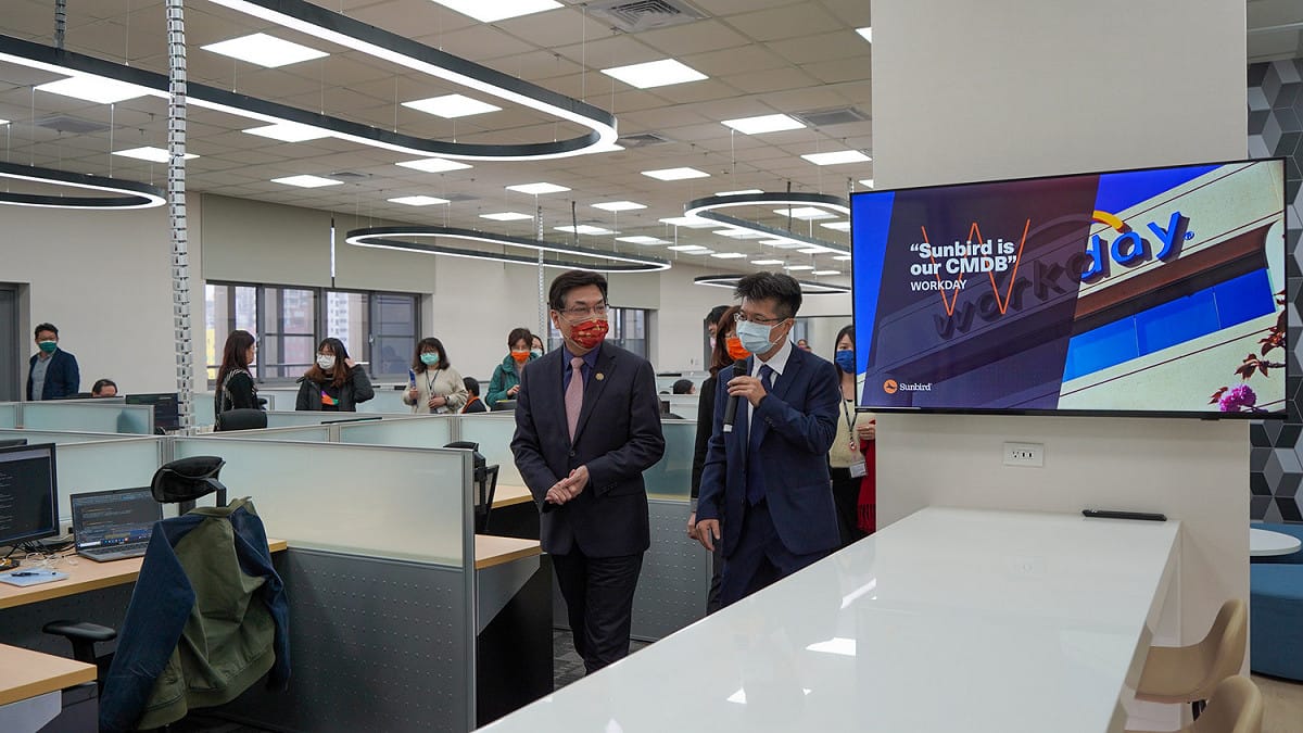 美商太陽鳥在台灣擴大投資及佈局，順利在寶高智慧產業園區設置約600坪的研發總部，招募及培育優秀研發人才，負責研發DCIM產業相關技術。 圖：新北市經發局提供