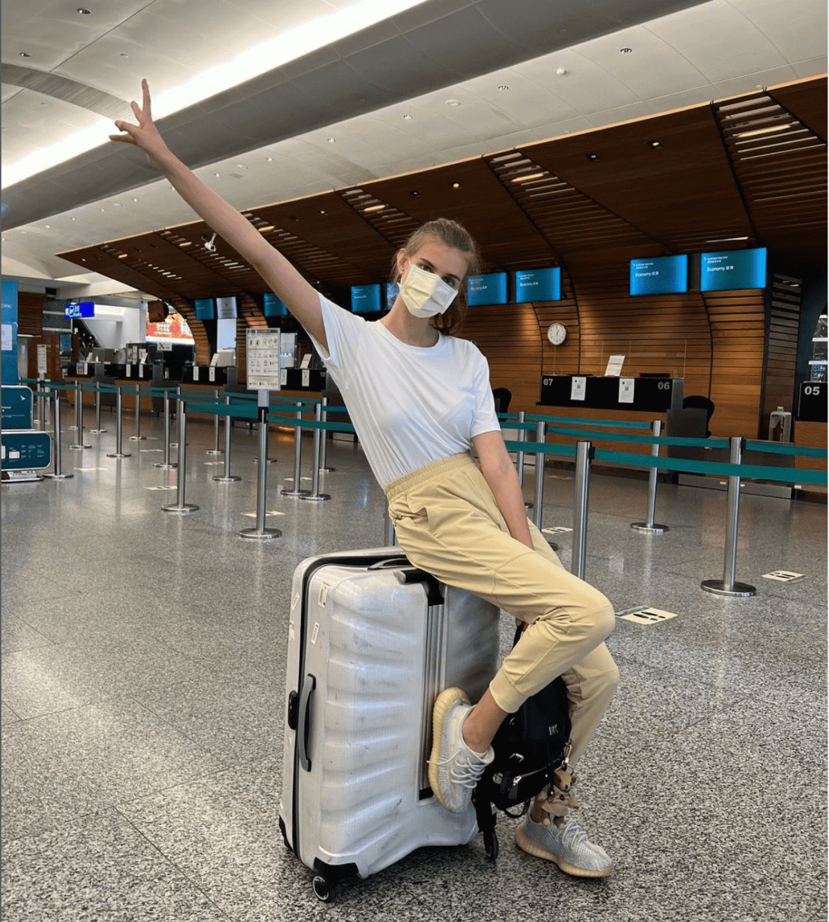 兩人日前一同飛往祖雄的家鄉馬來西亞旅遊。 圖：取自佳娜IG：@_tatiana_lin