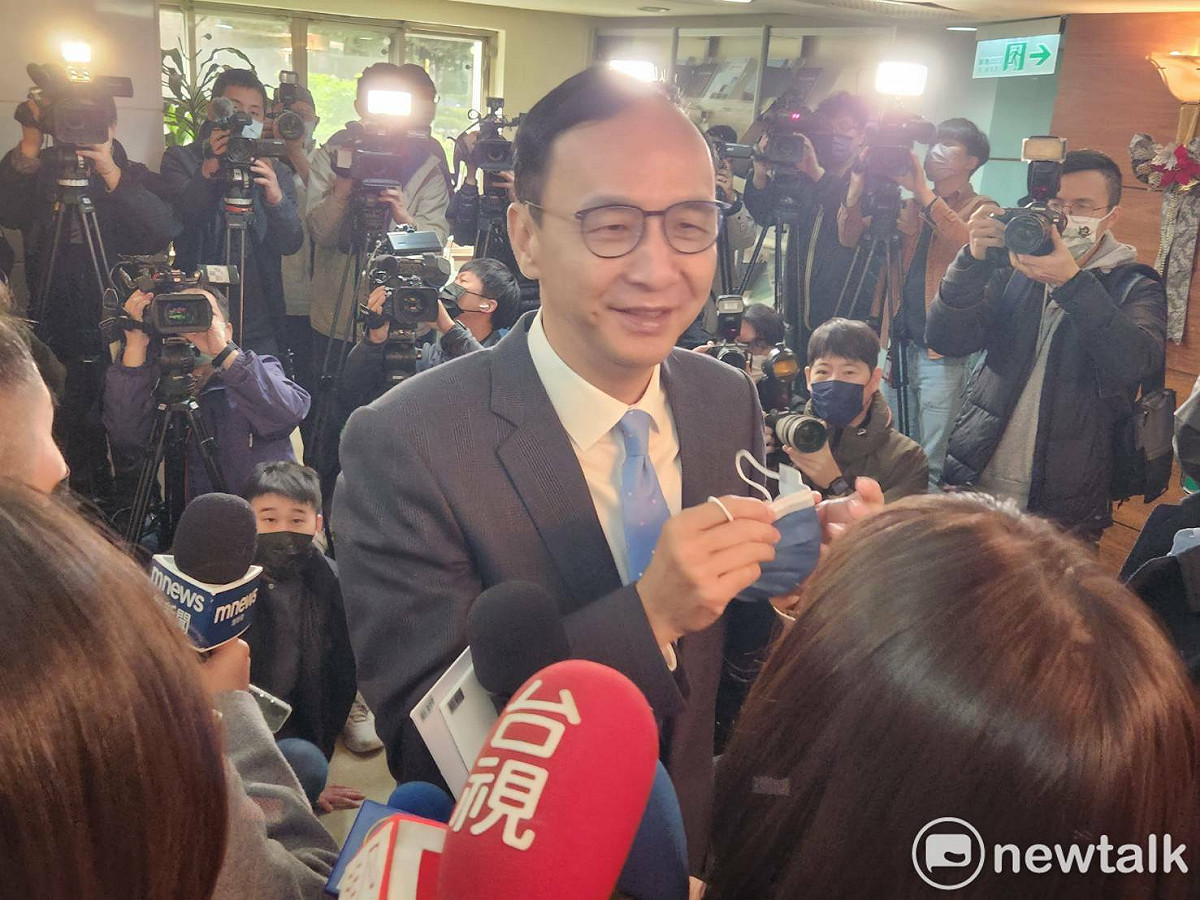 國民黨主席朱立倫。 圖：黃建豪/攝