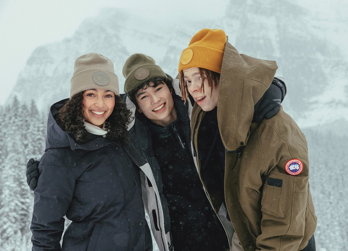 加拿大鵝（Canada Goose）服飾品牌宣傳照。 圖：翻攝自Canada Goose臉書