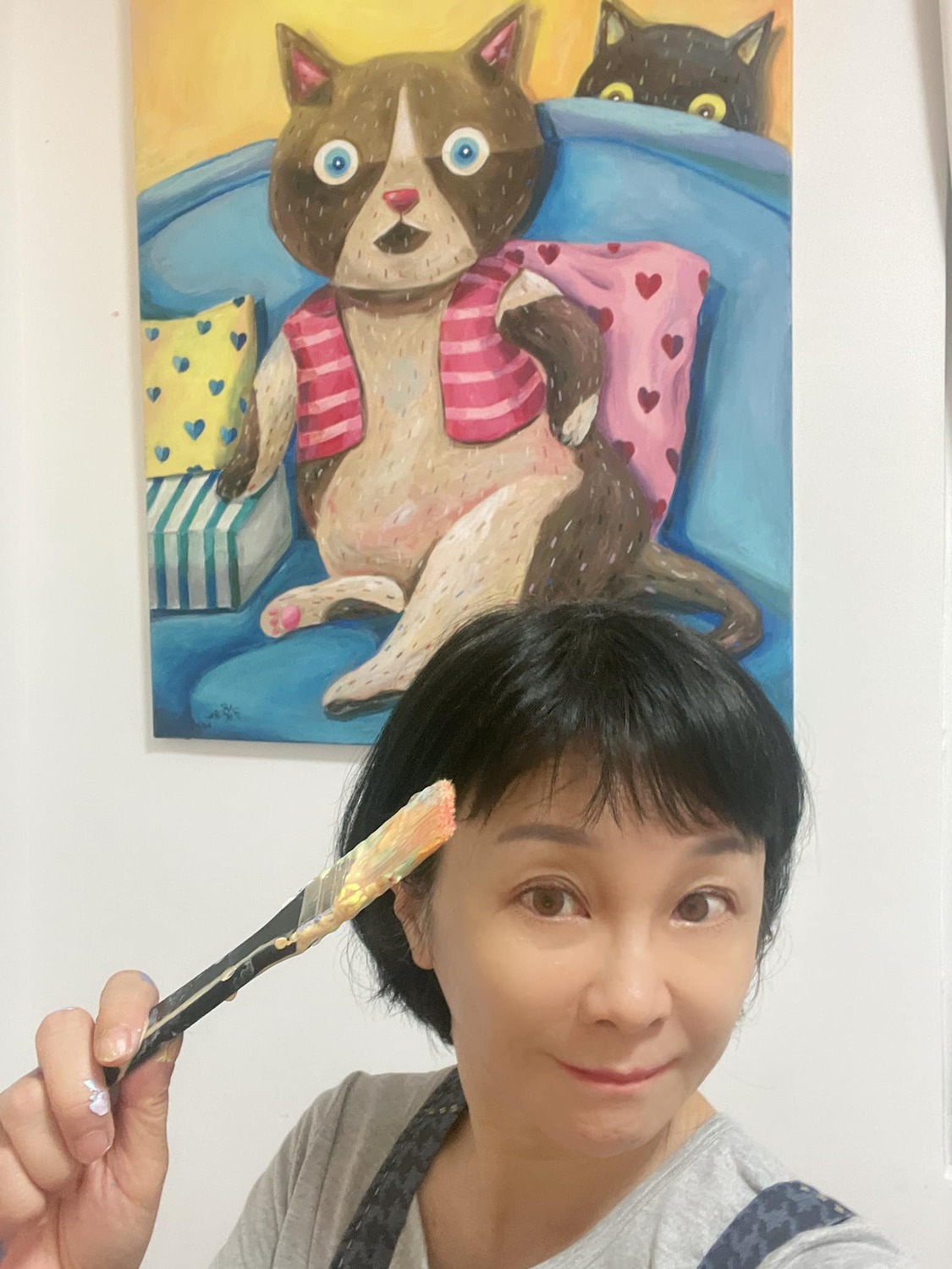 作家吳淡如因「AI繪圖」風波遭大批網友撻伐，她日前也不甘示弱，除反擊要網友「注意家教外」，更憤而揚言提告。 圖：擷取自吳淡如臉書