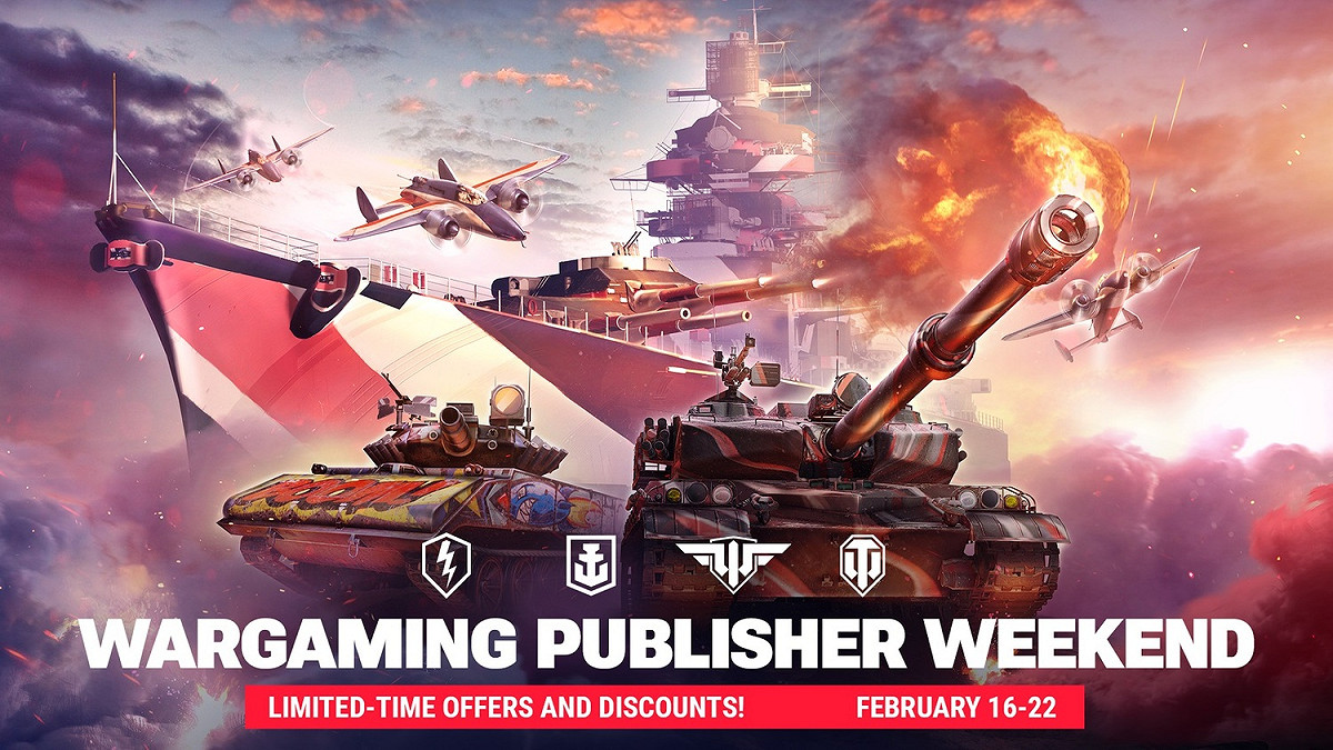 戰遊網（Wargaming.net）年度發行商特賣活動即日起至2月22日熱鬧開跑 圖：戰遊網/提供