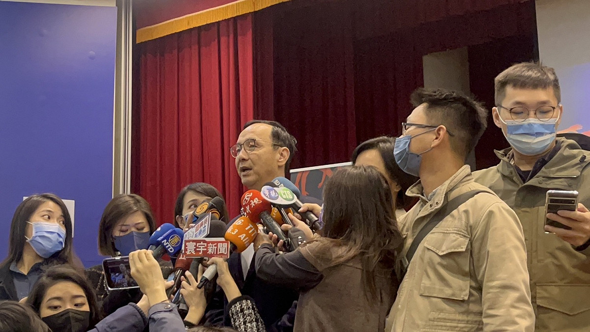國民黨主席朱立倫回應2024相關議題。 圖：國民黨文傳會/提供