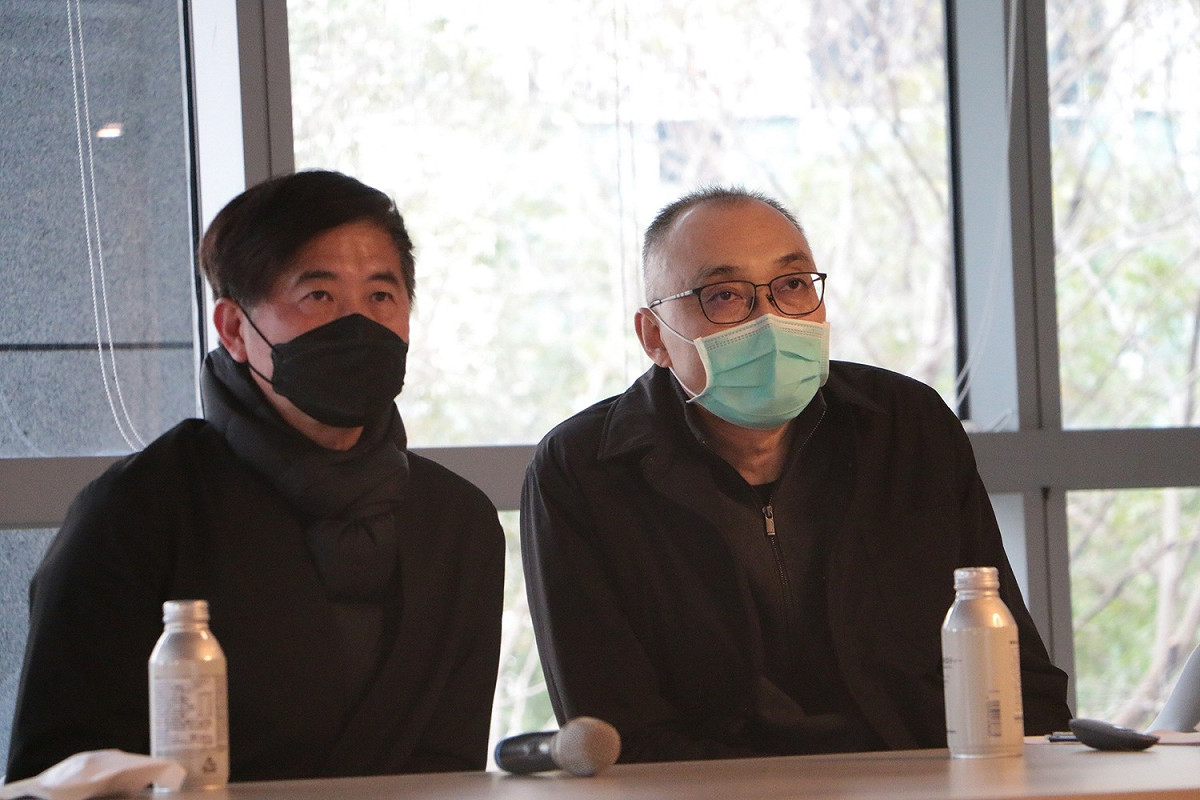 台灣設計研究院院長張基義（左）與新北市副市長謝政達（右）。 圖：新北市文化局提供