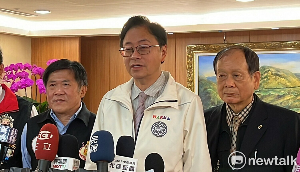 張善政表示，有關監察院調查八德運動中心案，他會親自到院說明。 圖：林昀真／攝