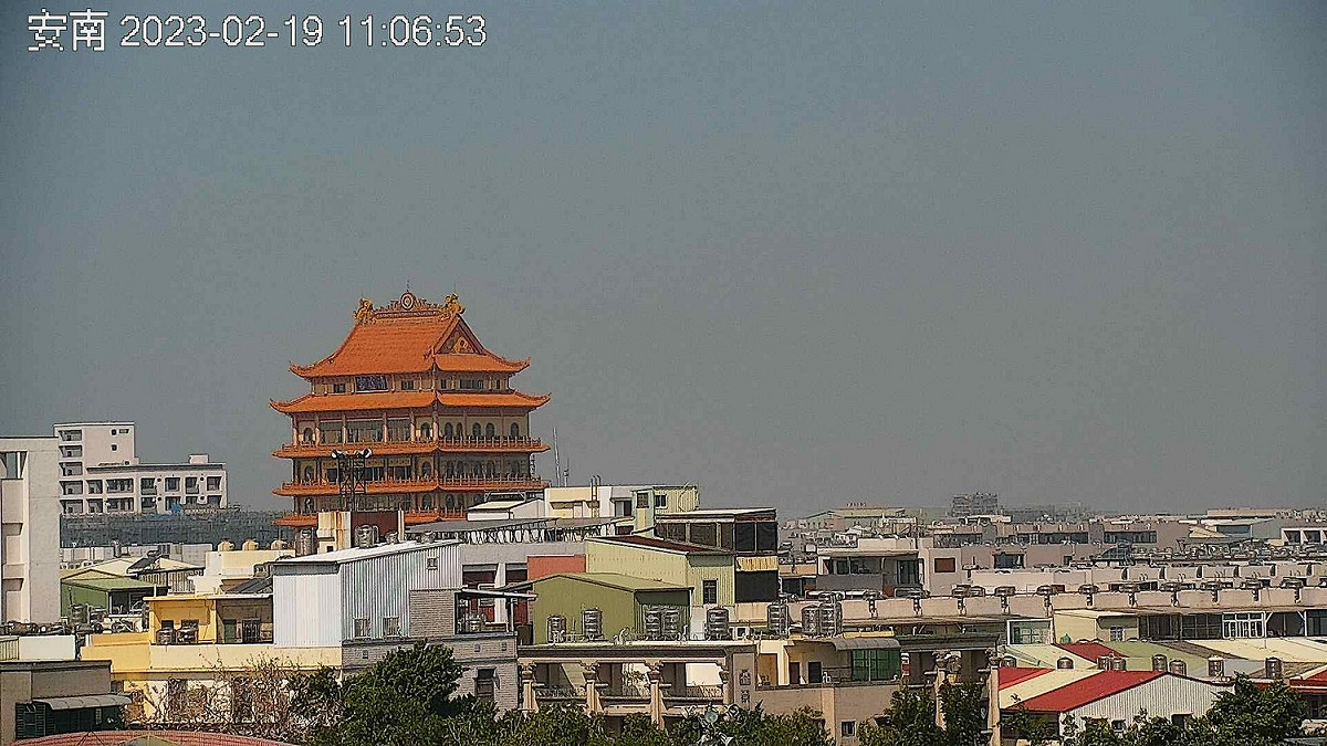 環境風速微弱，污染物容易累積，導致空氣品質不佳。 圖：翻攝自環保署空品監測網
