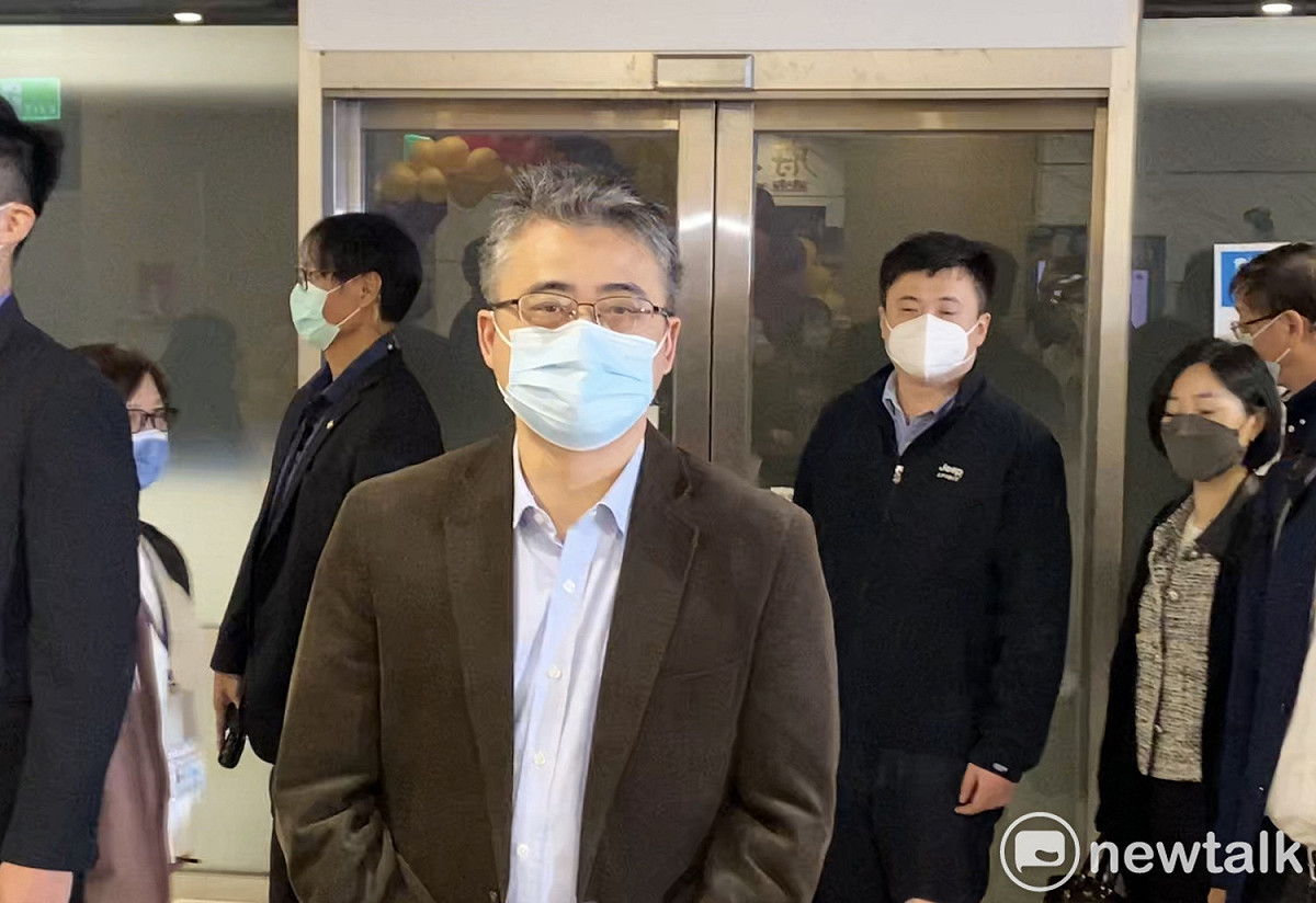 中國上海市台辦副主任李驍東。 圖：周煊惠 / 攝