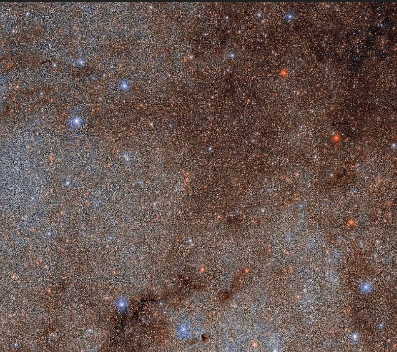 天文學家發佈了包含33億多顆恒星的銀河系「巨大」星圖。 圖:翻攝自南方都市報