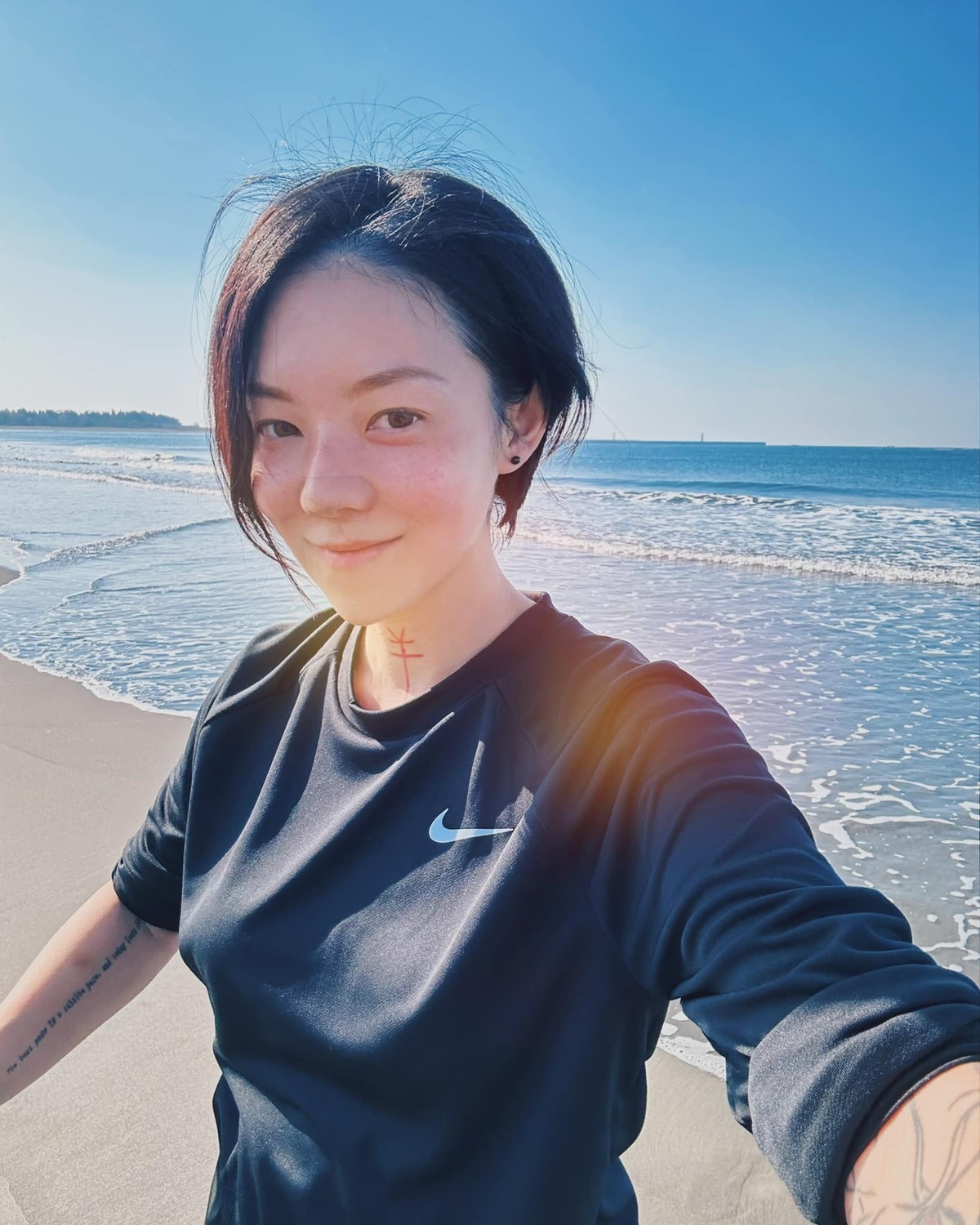 歐陽靖經常在IG和臉書分享私人生活 圖：取自GinOy 歐陽靖臉書