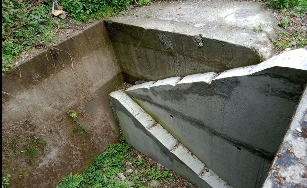 水泥鋪面生物通道。 圖：林務局東勢林區管理處／提供