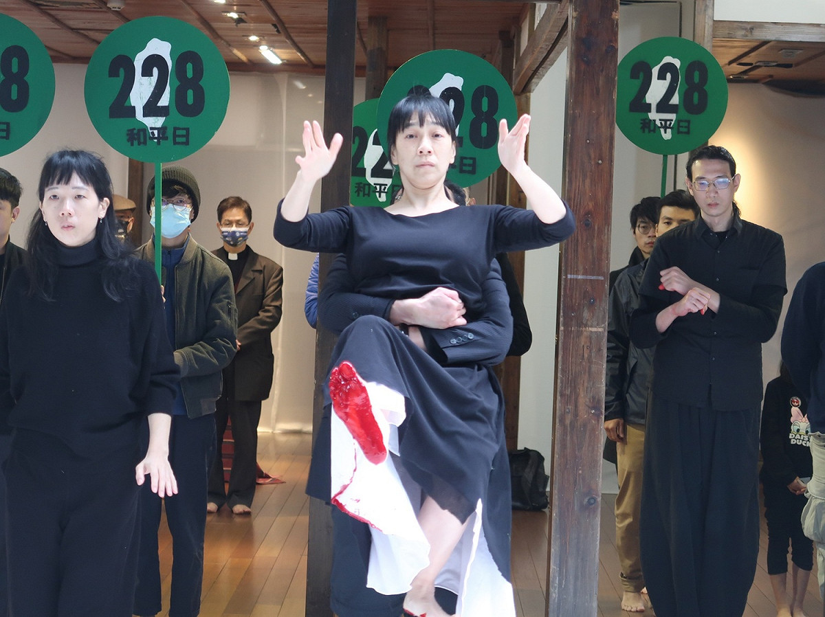 「228‧0記念行動——拆除威權．起造新國家」活動21日下午在蔡瑞月舞蹈研究社舉辦行前記者會 圖：林朝億/攝