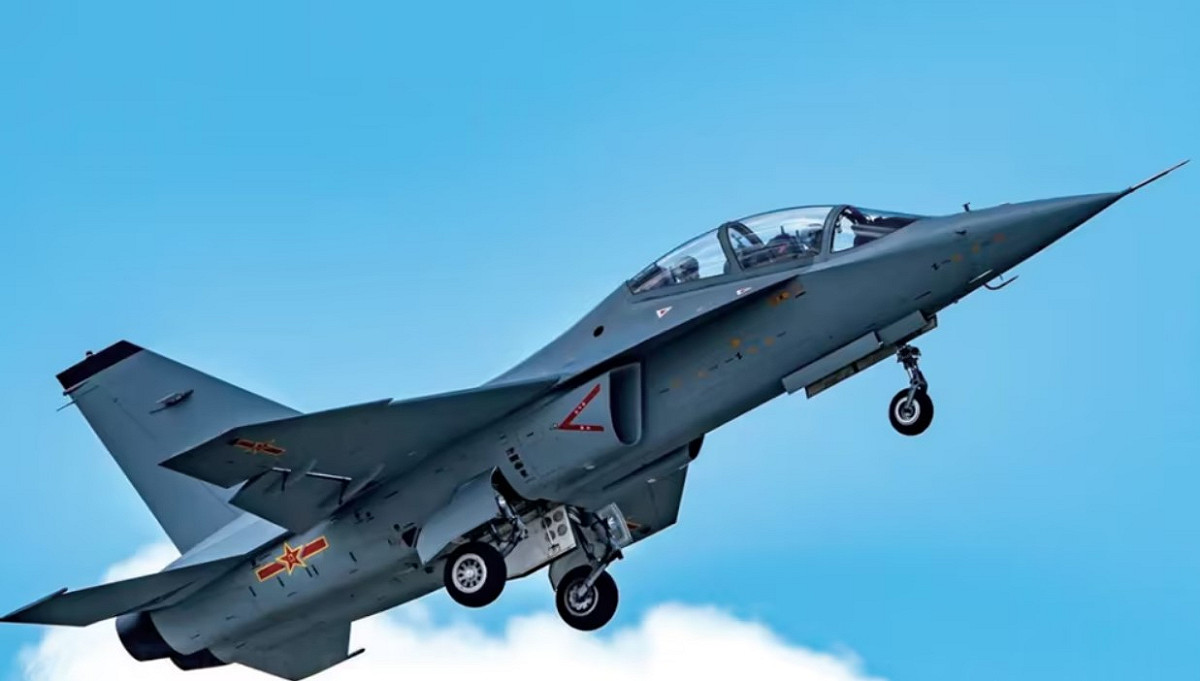 L-15系列教練機的外觀。 圖:翻攝自騰訊網