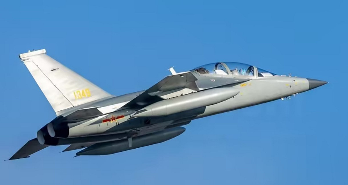 中國海軍現役的教練-10高等訓練機。 圖:翻攝自騰訊網
