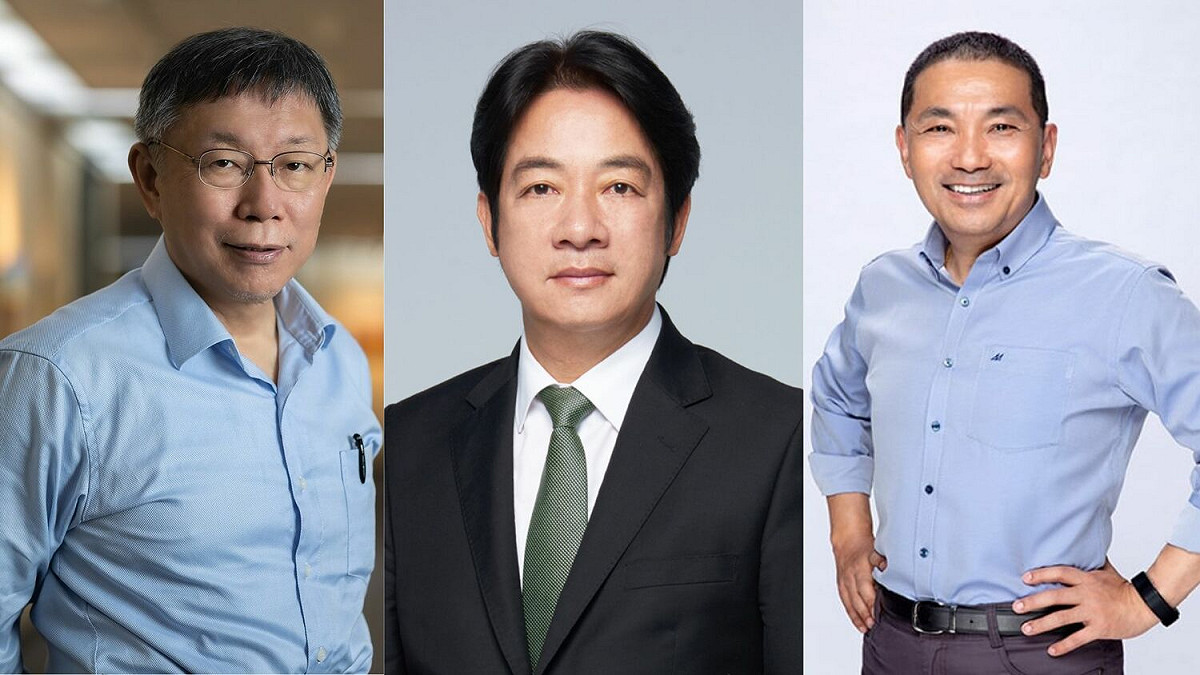 柯文哲(左)、賴清德(中)、侯友宜(右) (資料照) 圖:取自維基百科（合成照）