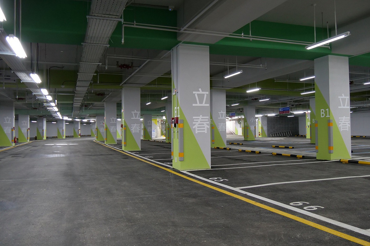 停車場內部照。 圖：新北市交通局提供