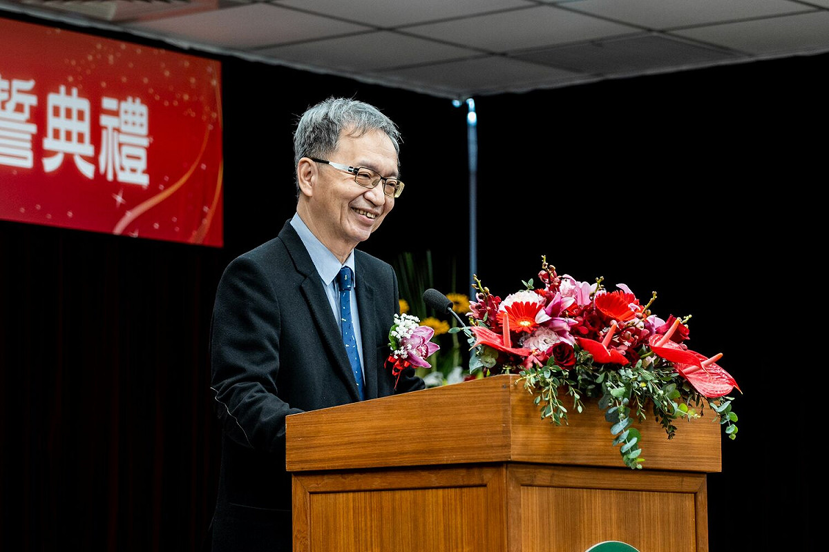 衛福部部長薛瑞元，今於疾管署署長交接典禮致詞 圖：疾管署／提供