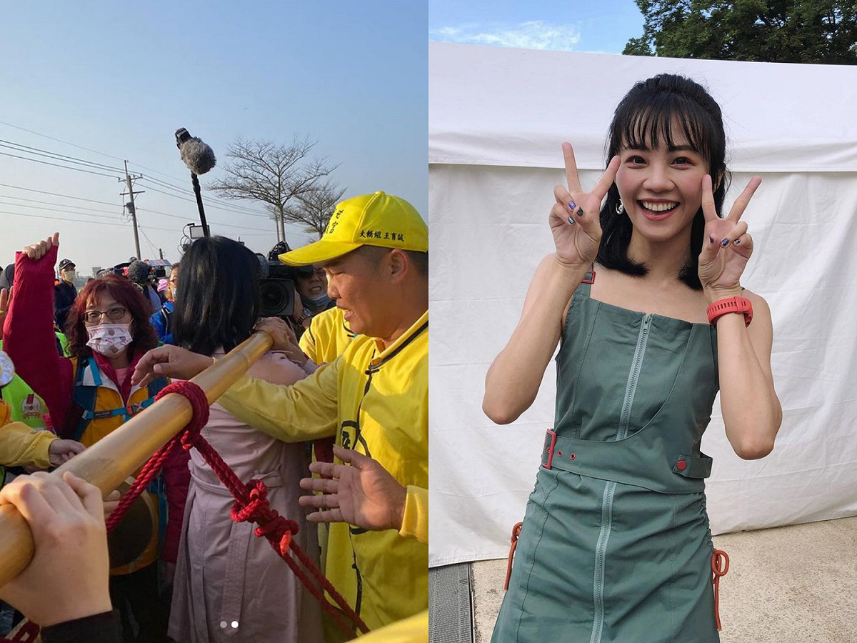 安娜・李在IG發文表示睡夢中疑似聽到媽祖跟她說話。 圖：翻攝自IG＠annaleetwtw
