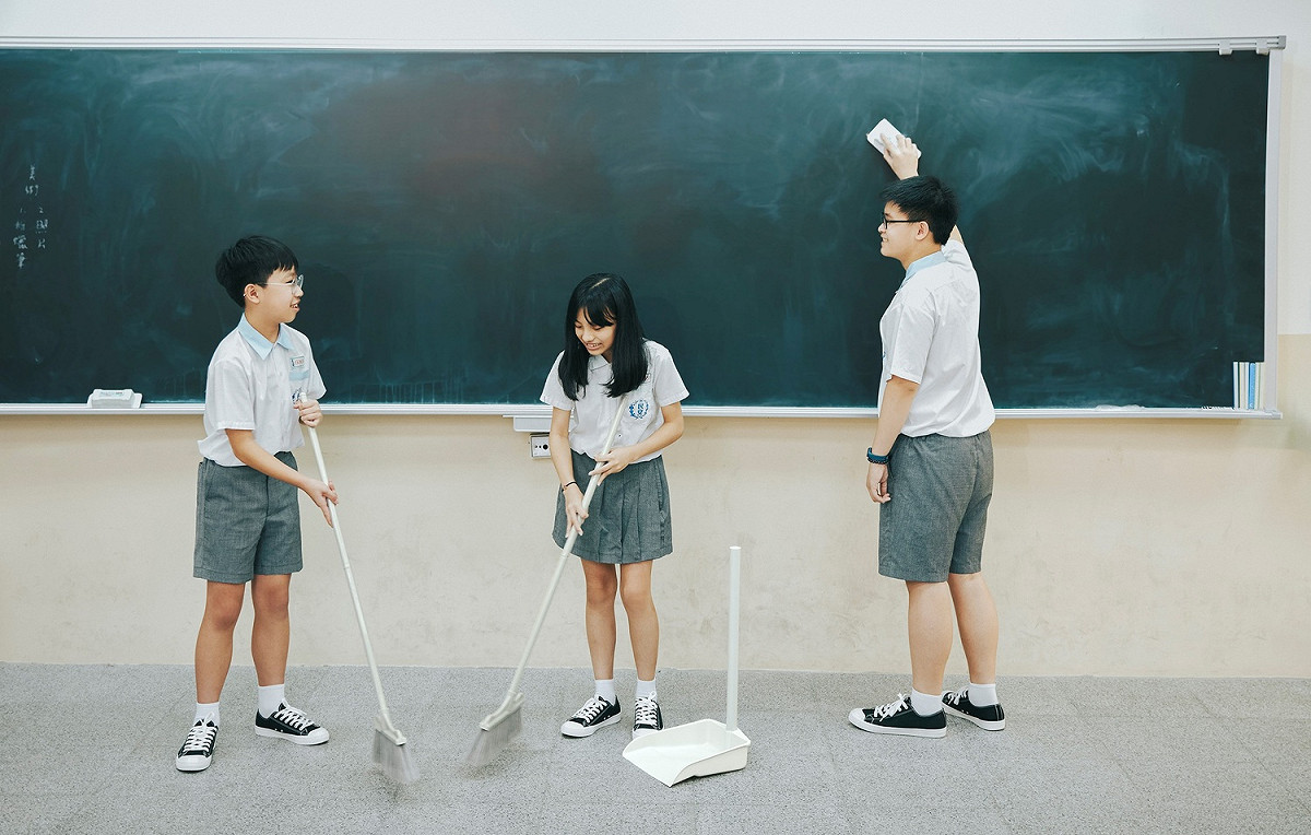 美感掃具（資料照）。 圖：新北市教育局/提供