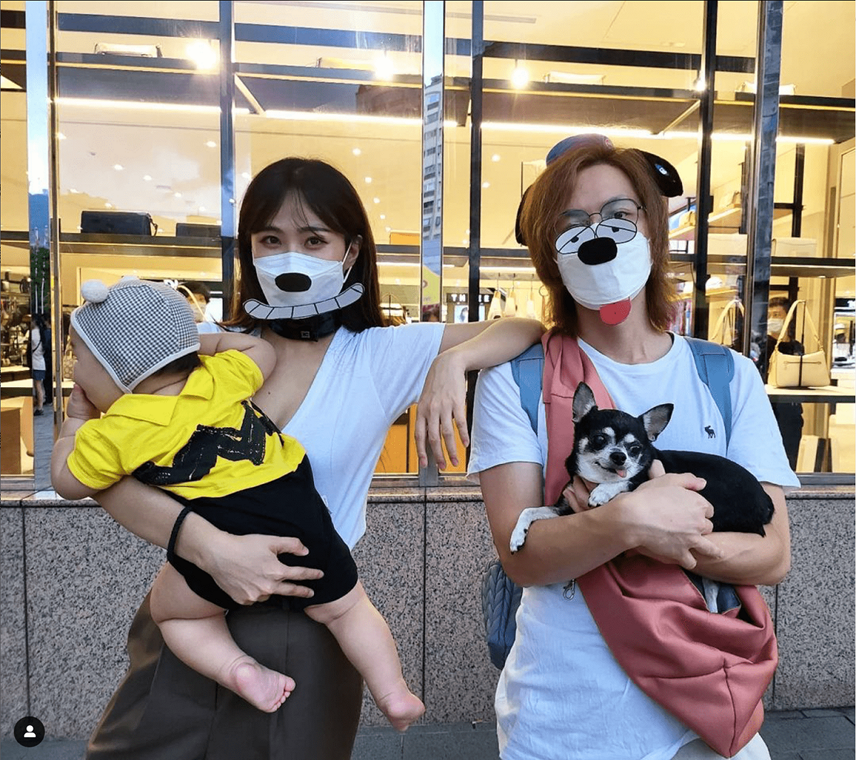 百萬YouTuber HowHow與歌手鄧福如結婚4年，家庭生活幸福美滿。 圖：翻攝自IG＠howhowhasfriends