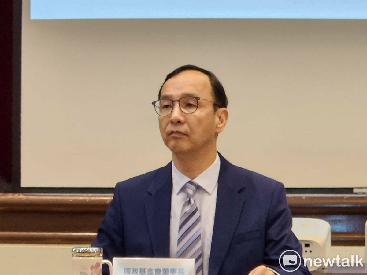 國民黨主席朱立倫。 圖：黃建豪/攝