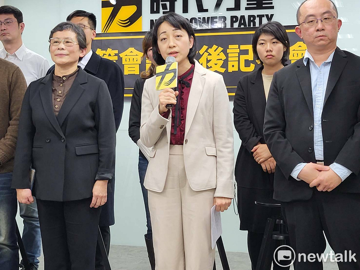 新任決策委員選出黨主席王婉諭。 圖：陳佩君／攝