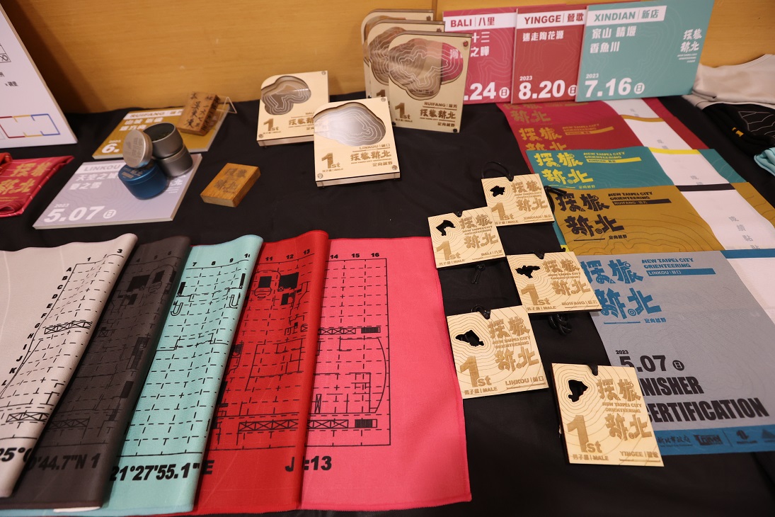 探旅新北的物資設計巧妙融入新北市行政轄區代表色。 圖：新北市觀旅局提供