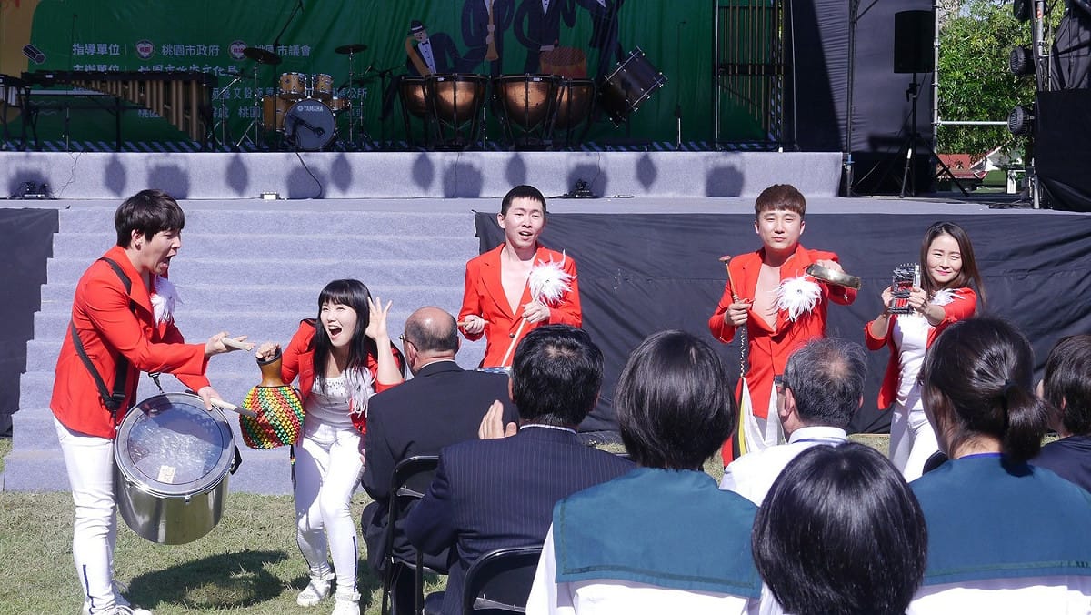管樂走入城市角落，所有市民都可以一同感受管樂嘉年華的特色魅力。 圖：桃園市政府提供