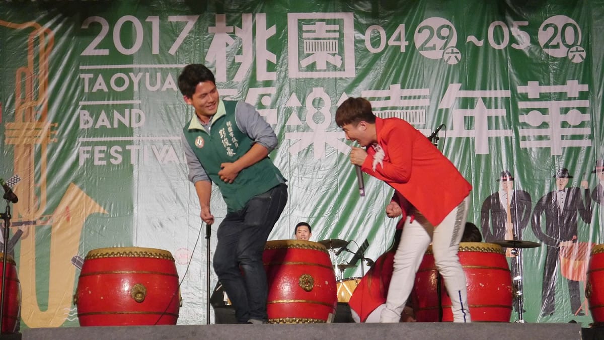 打擊樂團的精彩演出。 圖：桃園市政府提供