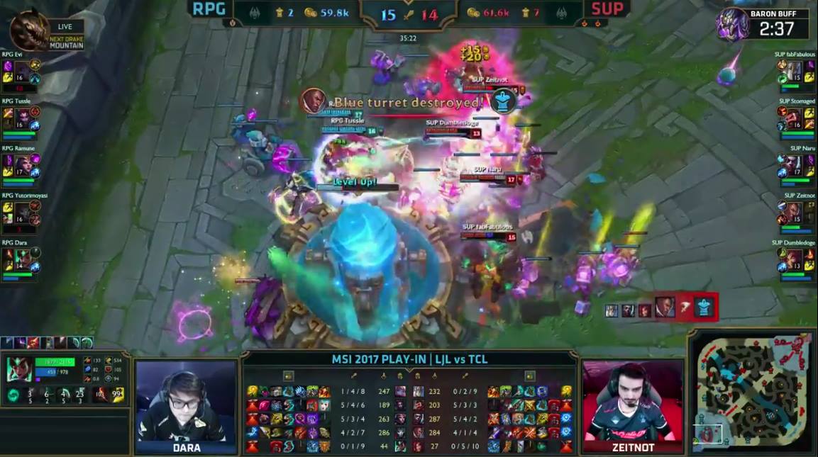 《英雄聯盟》2017季中邀請賽（Mid-Season Invitational ，簡稱：MSI），目前由來自土耳其的 SuperMassive eSports（SUP）以五勝一敗成績晉級入圍賽 Round 2。 圖：翻攝自 SuperMassive eSports 官方粉絲專頁