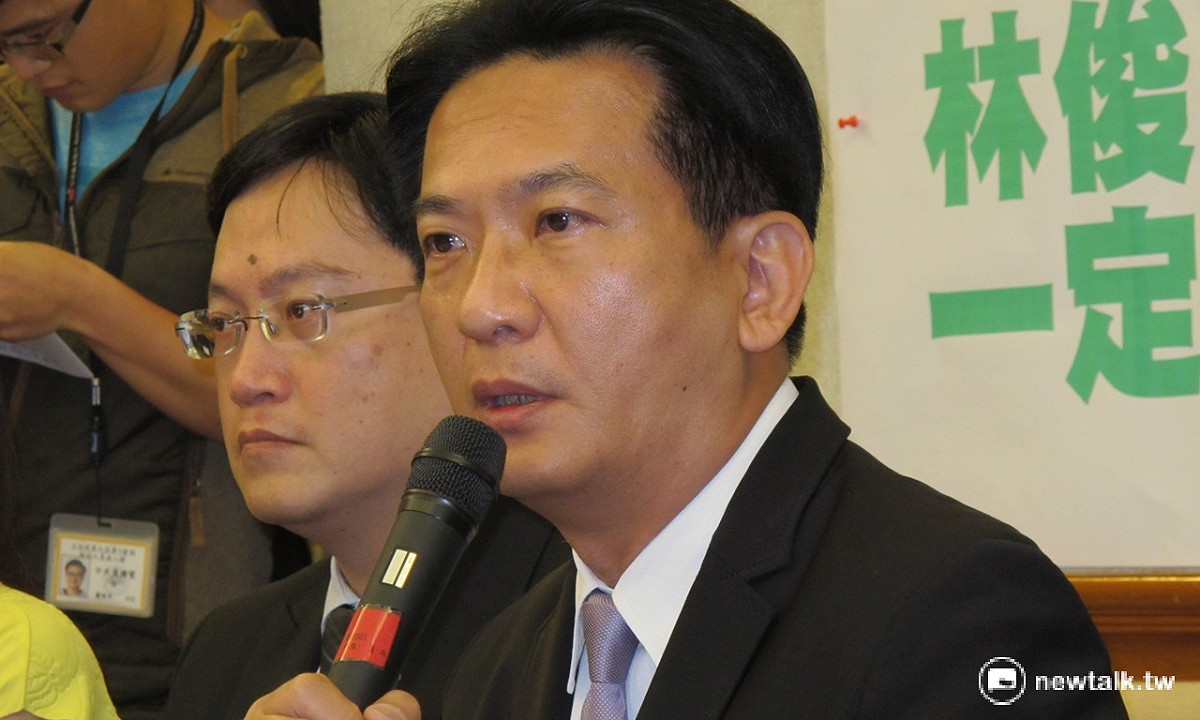 民進黨立委林俊憲。 圖：林朝億/攝 (資料照片)