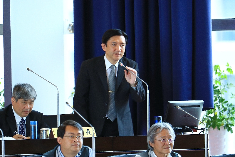 台中世界花博會執行長報告進度。 圖：台中市政府/提供