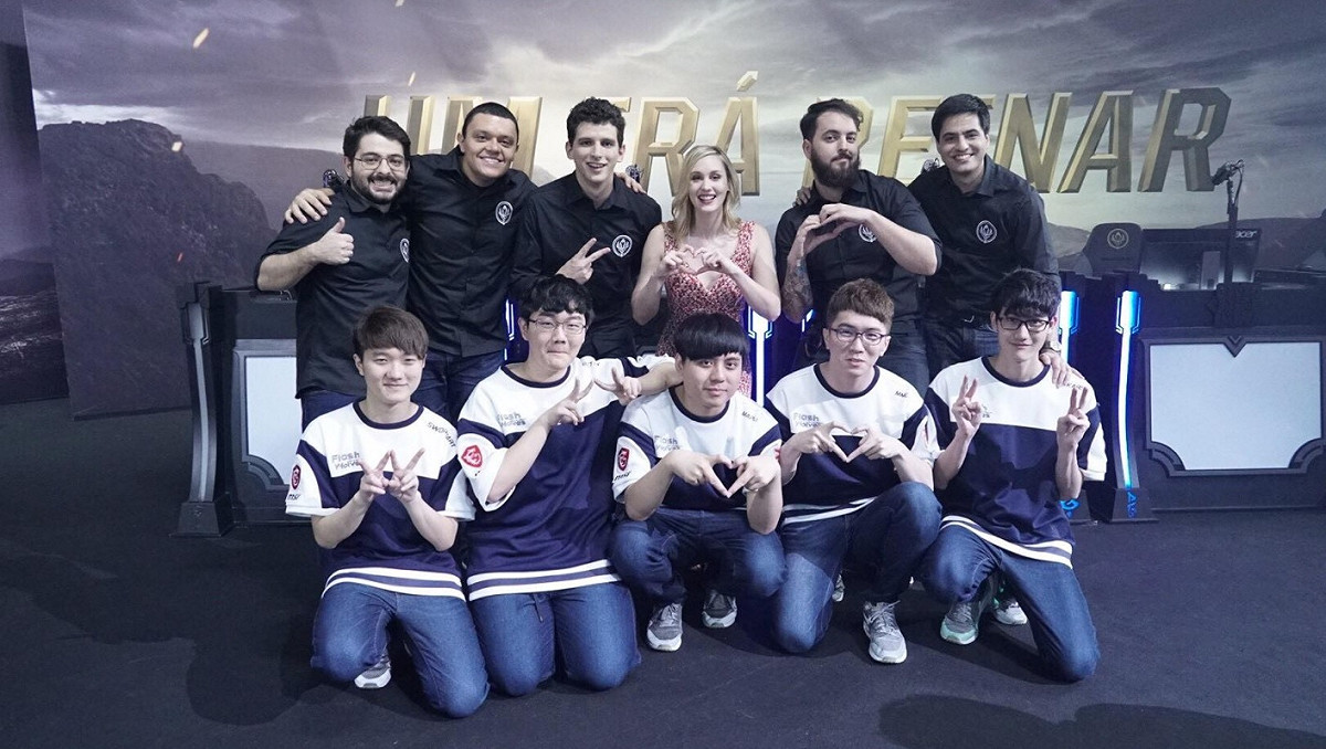 經過了今天的比賽之後，Flash Wolves 閃電狼（FW）與昨天獲得勝利的北美代表 TSM　都已確認晉級《英雄聯盟》2017 MSI 季中邀請賽的小組賽 圖：翻攝自閃電臉書