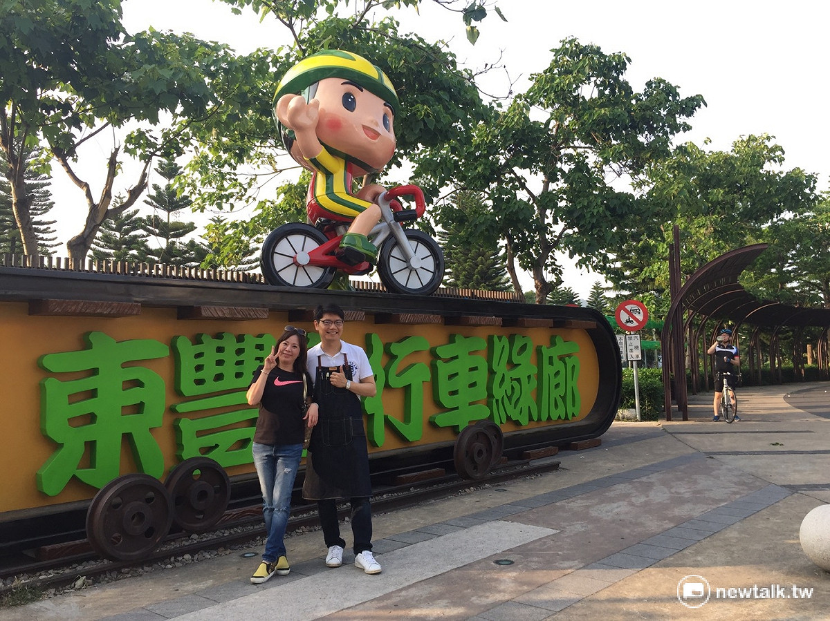 台中東豐綠色走廊自行車道，由廢棄鐵道改建而成，全長約12公里。 圖：陳奕/攝