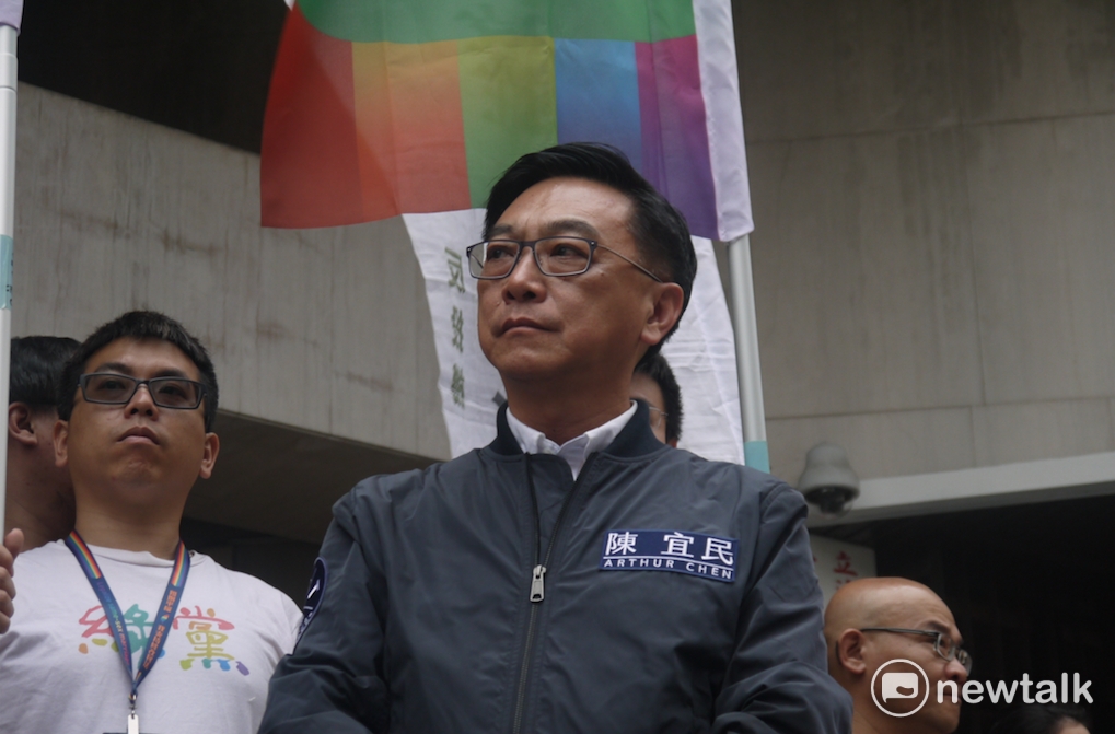 立委陳宜民與女警發生衝突，將依妨害公務罪函送。 圖：新頭殼資料照片