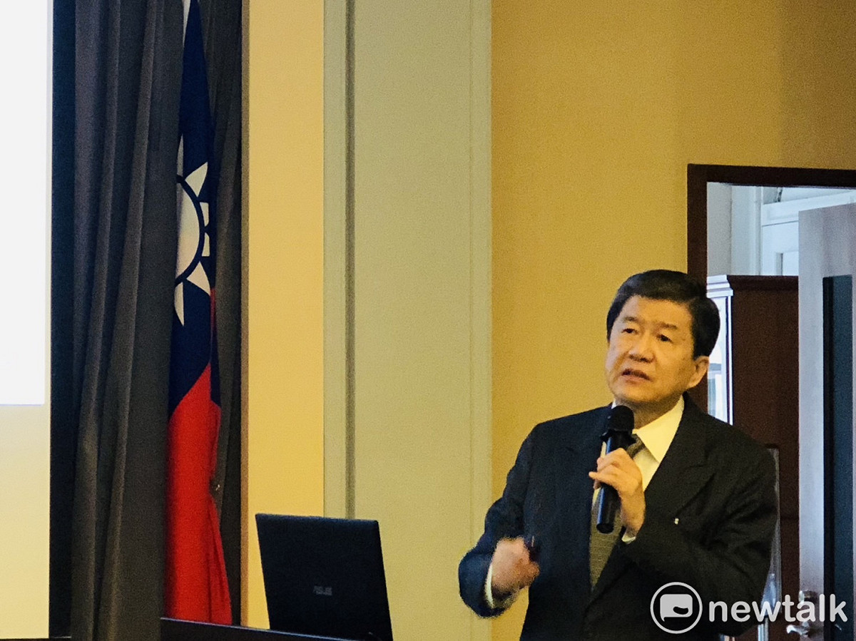 監察委員蔡崇義說明「林宅血案結案調查報告」。 圖：謝莉慧/攝