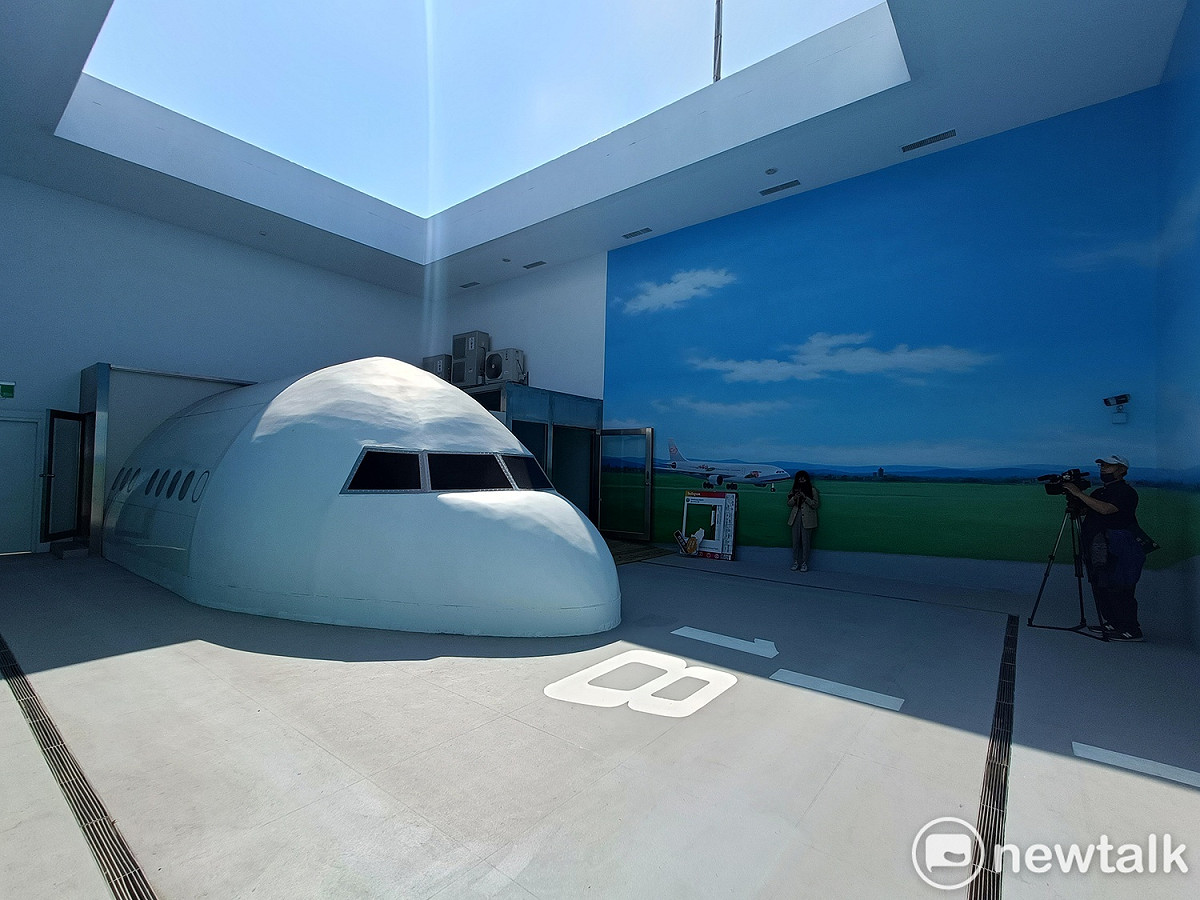 水湳空軍一號。 唐復年/攝