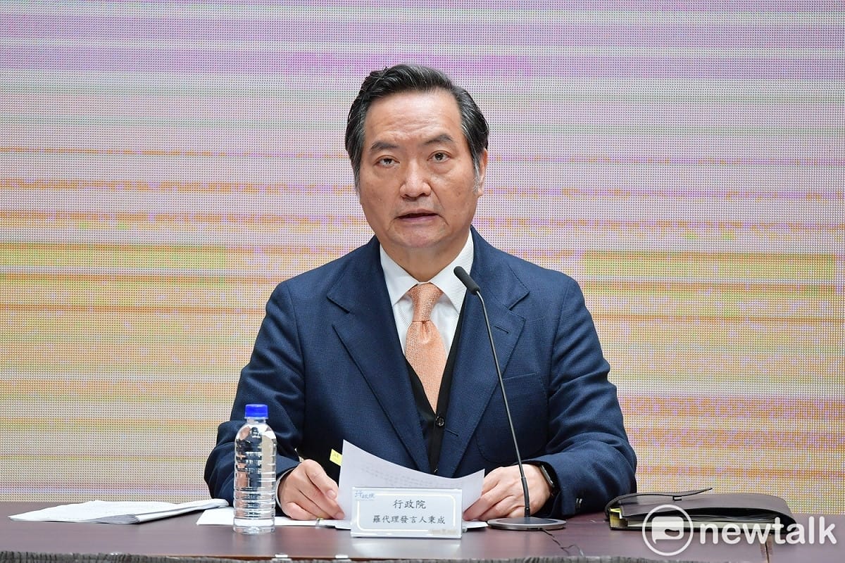 行政院代理發言人羅秉成。 圖：謝莉慧/攝(資料照片)