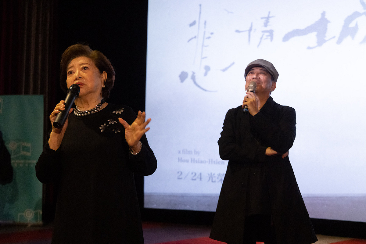 飾演陳松勇大老婆的陳淑芳，特應新聞局邀請出席映後座談，大方分享當年新北拍片的點滴。 圖：新北市新聞局提供