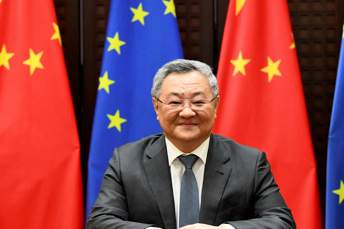 中國駐歐盟大使傅聰。 圖：翻攝自中國駐歐盟大使館
