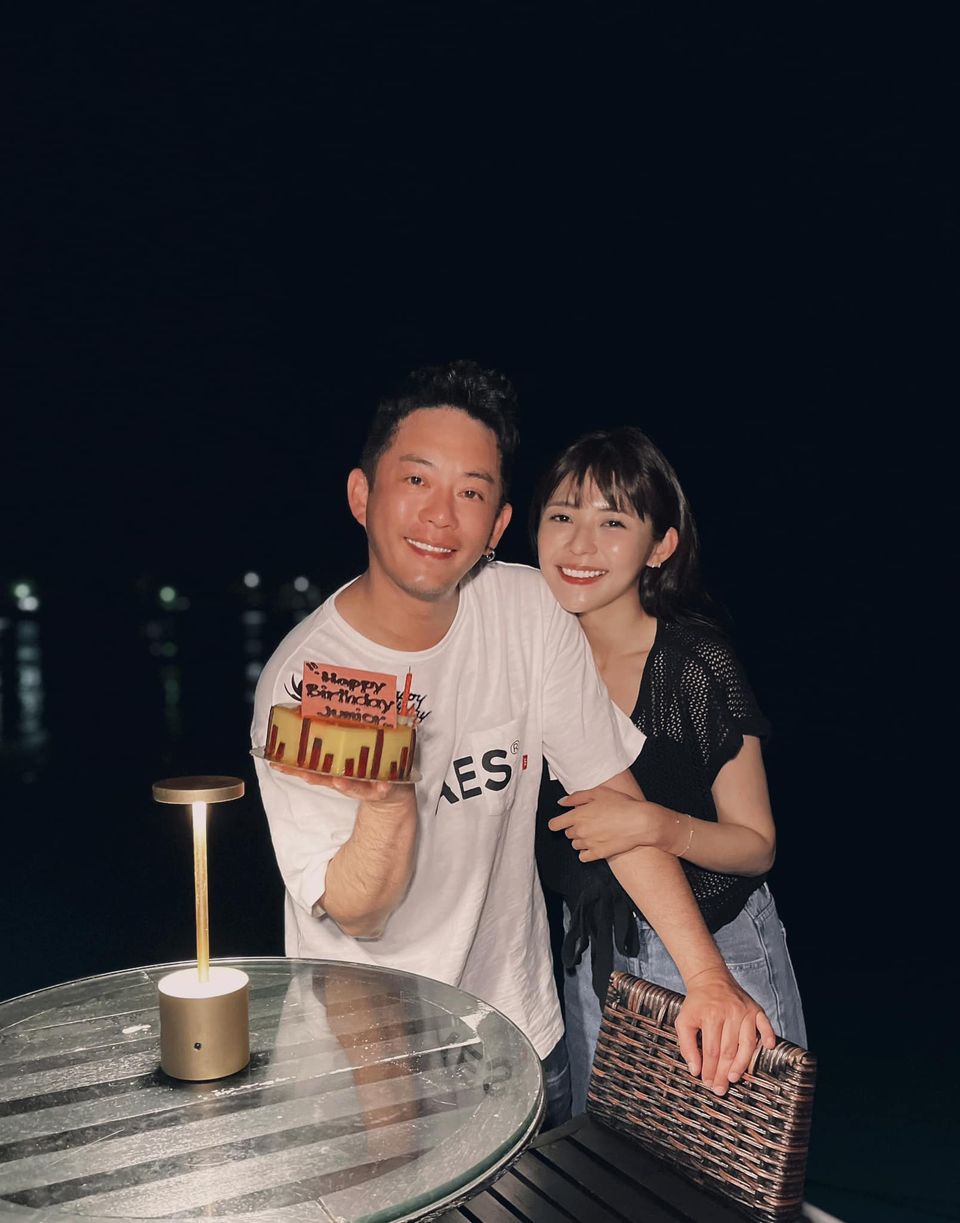 藝人韓宜邦Junior與林萱瑜求婚成功。 圖：翻攝自Junior 韓宜邦臉書
