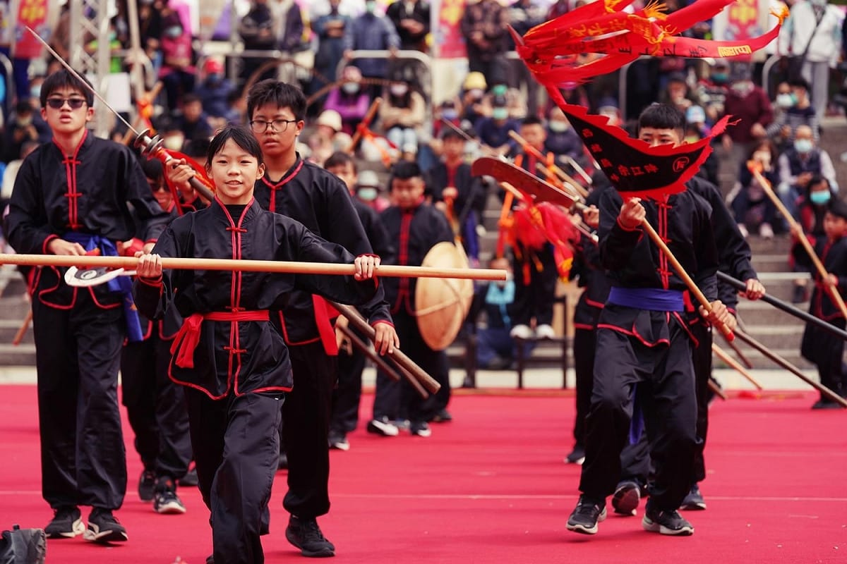 西螺七崁武術文教基金會將陣頭融入地方獨有的武術文化。 圖：高雄市觀光局/提供